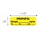Nevs Label, Propofol 1/2" x 1-1/2" Yellow w/Black SANTW-0113 - alternate 2